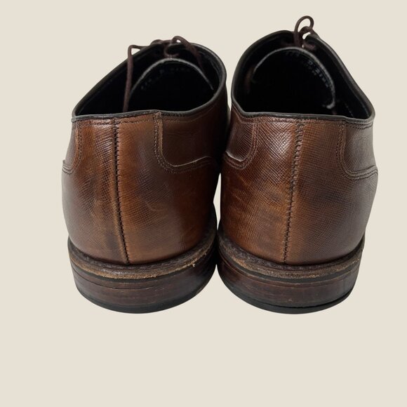 Allen Edmonds Mens Bond Street Cap Toe Textured Leather Lace Up Oxford Size 11.5 - Picture 4 of 12